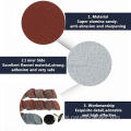 5 Inch Sanding Paper Disc 5Inch Red Sanding Paper Disc Furniture Polishing Disc Manufactory